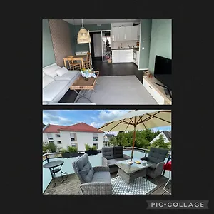 -bhf 5 Min - Naehe Messe Apartment